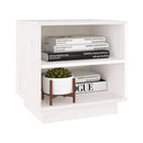 Bedside Cabinets 2 Pcs White 40 X 34 X 40 Cm Solid Wood Pine