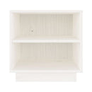 Bedside Cabinets 2 Pcs White 40 X 34 X 40 Cm Solid Wood Pine
