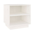 Bedside Cabinets 2 Pcs White 40 X 34 X 40 Cm Solid Wood Pine