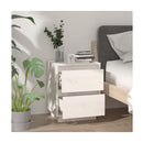 Bedside Cabinets 2 Pcs White 40 X 35 X 50 Cm Solid Wood Pine