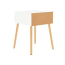 Bedside Cabinets 2 Pcs White 40 X 40 X 56 Cm Engineered Wood