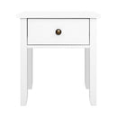 Bedside Tables Drawer Nightstand White Storage Cabinet