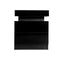 Bedside Tables Drawers Rgb Led Side Table High Gloss Nightstand