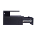 Bedside Tables Led Side Table Storage Drawer Floating Nightstand Black