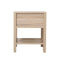 Bedside Tables Rattan Wood Drawers Nightstand