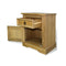 Bedside Cabinet Mexican Pine Corona Range 53 X 39 X 67 Cm