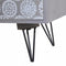 Bedside Cabinet With 3 Drawers - Grey