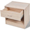 Bedside Cabinets With Drawer (2 Pcs) - Oak Colour