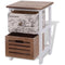 Bedside Cabinets Wood (2 Pcs)