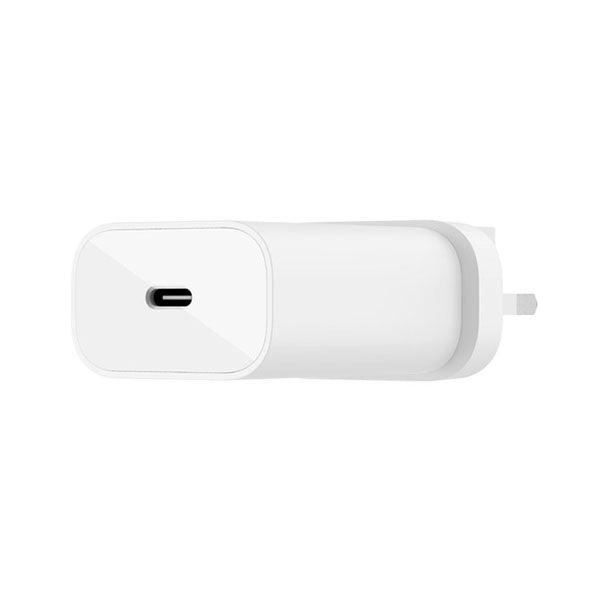 Belkin 25W Pd Pps Usb C Wall Charger With 1M Pvc C Cable White
