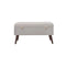 Bench With Storage Grey Compartment 80 Cm Velvet