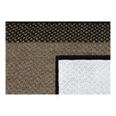 Bermuda Natural Black Roll Of Runner Rug 80X2500Cm