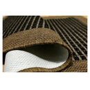 Bermudas Black Natural Roll Of Runner Rug 80X2500Cm