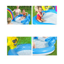 Bestway Swimming Rainbow Slide Inflatable Pools 257Cm X 145Cm X 91Cm