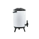 8L Stainless Steel Barrel Hot And Cold Beverage Dispenser With Faucet