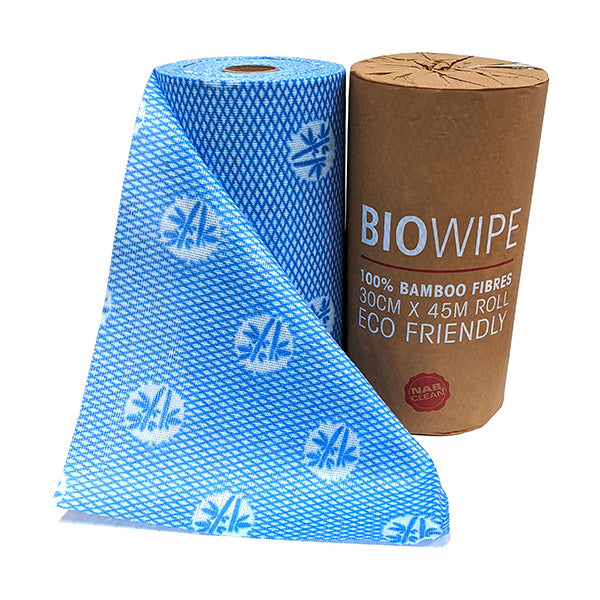 Biodegradable Eco Friendly Bamboo Biowipes 90 Sheet Roll