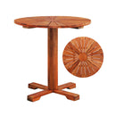 Bistro Table 70 X 70 Cm Solid Acacia Wood