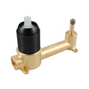 Bathtub Basin Mixer Water Spout Set Brass Round Shower Tap Black