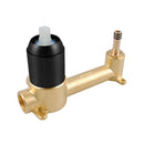Black Bathtub Basin Mixer Water Spout Shower Taps Brass Watermarked