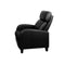 Black Faux Leather Armchair Recliner