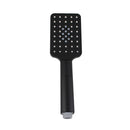 3 Functions Black Rainfall Hand Held Shower Square Head Stainless Hose
