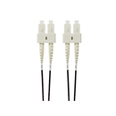 Black Sc To Sc Om4 Multimode Fibre Optic Patch Cable