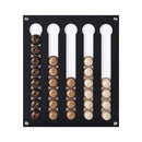 40 Capsules Coffee Pod Holder Capsules Storage Organizer White