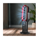 Bladeless Electric Fan Cooler Heater Air Cool Sleep Timer Black Red