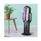 Bladeless Electric Fan Cooler Heater Air Cool Sleep Timer Black Red