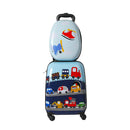 2Pcs Kids Luggage Set Travel Suitcase Child Bag Backpack Baggage