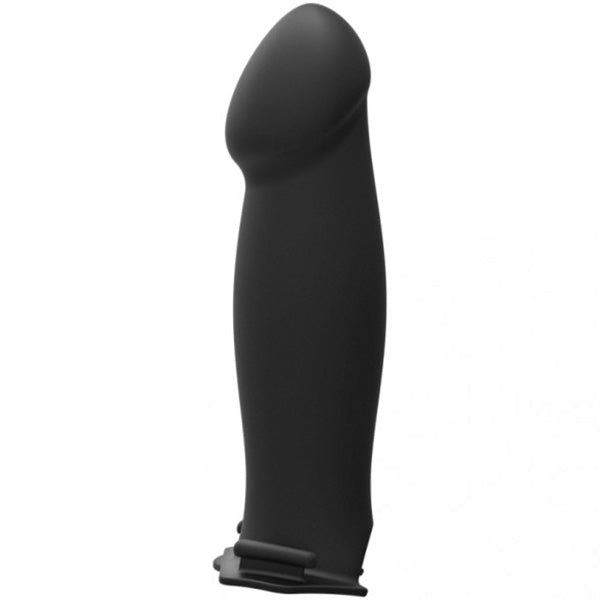 Body Extension Be Bold 8in Large Dong 2PC Hollow Silicone Strap-On Set