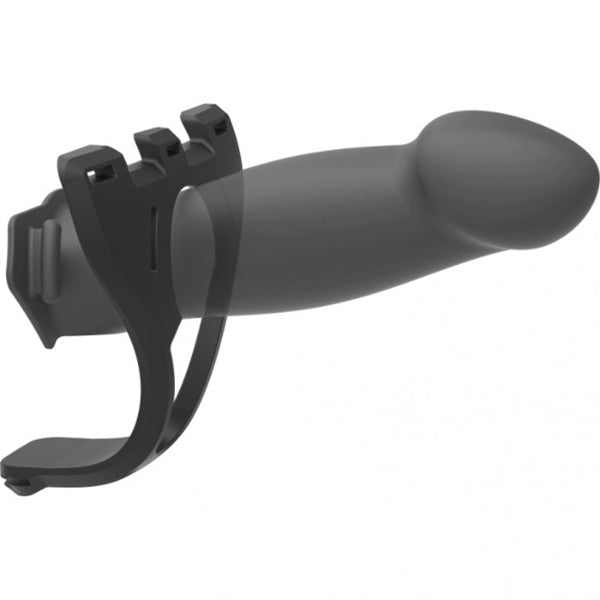Body Extension Be Bold 8in Large Dong 2PC Hollow Silicone Strap-On Set
