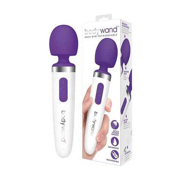 Bodywand Aqua Mini Usb Rechargeable Massager Wand Purple