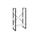 Book Cabinet 80 X 30 X 105 Cm White Engineered Wood