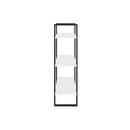 Book Cabinet 80 X 30 X 105 Cm White Engineered Wood