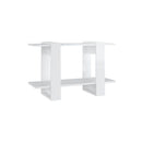 Book Cabinet 80 X 30 X 51 Cm High Gloss White