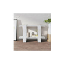 Book Cabinet 80 X 30 X 51 Cm High Gloss White