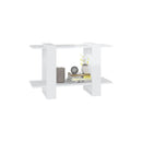 Book Cabinet 80 X 30 X 51 Cm High Gloss White