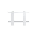 Book Cabinet 80 X 30 X 51 Cm High Gloss White