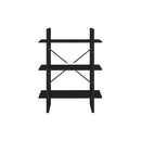Book Cabinet Black 80 X 30 X 105 Cm Engineered Wood