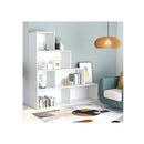 Book Cabinet Divider White 155 X 24 X 160 Cm Chipboard