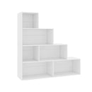 Book Cabinet Divider White 155 X 24 X 160 Cm Chipboard