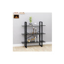 Book Cabinet Grey 100 X 30 X 105 Cm Engineered Wood