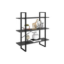Book Cabinet Grey 100 X 30 X 105 Cm Engineered Wood