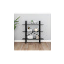 Book Cabinet Grey 100 X 30 X 105 Cm Engineered Wood