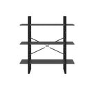 Book Cabinet Grey 100 X 30 X 105 Cm Engineered Wood