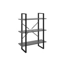 Book Cabinet Grey 80 X 30 X 105 Cm Engineered Wood