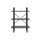Book Cabinet Grey 80 X 30 X 105 Cm Engineered Wood