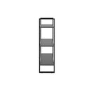 Book Cabinet Grey 80 X 30 X 105 Cm Engineered Wood