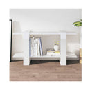 Book Cabinet High Gloss White 100 X 30 X 51 Cm Engineered Wood